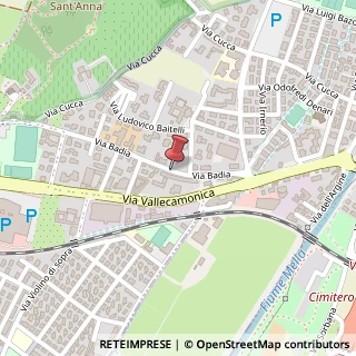 Mappa Via Badia,  27, 25127 Brescia, Brescia (Lombardia)