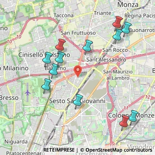 Mappa Via R. F. Grugnola, 20099 Sesto San Giovanni MI, Italia (2.38)