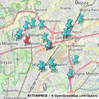 Mappa Via R. F. Grugnola, 20099 Sesto San Giovanni MI, Italia (2.0435)