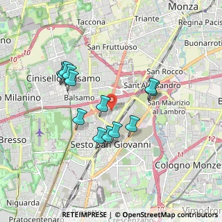 Mappa Via R. F. Grugnola, 20099 Sesto San Giovanni MI, Italia (1.61308)