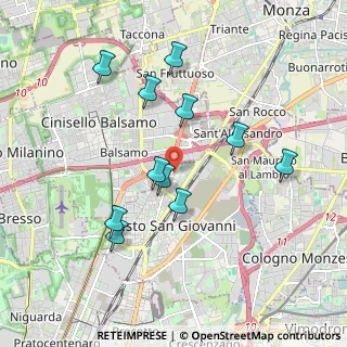 Mappa Via R. F. Grugnola, 20099 Sesto San Giovanni MI, Italia (1.77818)