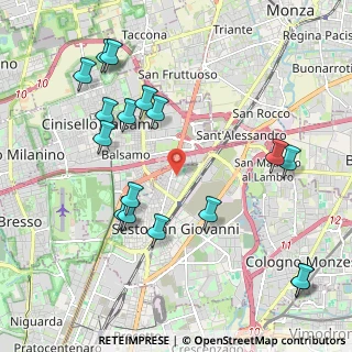 Mappa Via R. F. Grugnola, 20099 Sesto San Giovanni MI, Italia (2.34529)