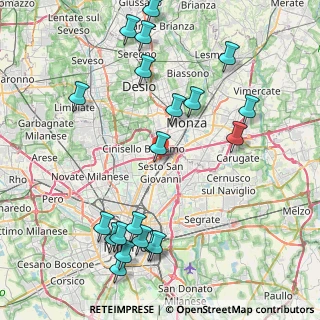 Mappa Via R. F. Grugnola, 20099 Sesto San Giovanni MI, Italia (9.946)