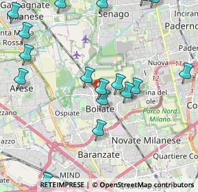 Mappa Via Enrico Fermi, 20021 Bollate MI, Italia (2.66)