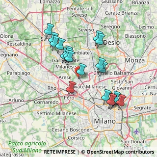 Mappa Via Enrico Fermi, 20021 Bollate MI, Italia (6.84158)