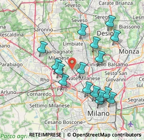 Mappa Via Enrico Fermi, 20021 Bollate MI, Italia (7.295)