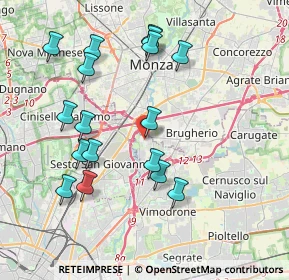 Mappa Via Bruno Buozzi, 20093 Cologno Monzese MI, Italia (4.00176)