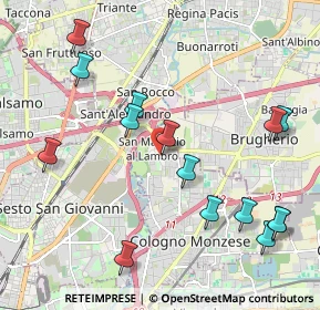 Mappa Via Bruno Buozzi, 20093 Cologno Monzese MI, Italia (2.35867)