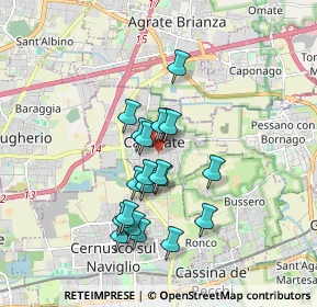 Mappa Via Clemente Alberti, 20061 Carugate MI, Italia (1.427)