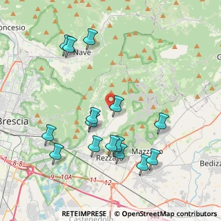 Mappa Via Cave, 25082 Botticino BS, Italia (4.246)