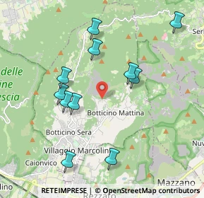 Mappa Via Cave, 25082 Botticino BS, Italia (1.98)