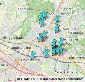 Mappa Via Carolina Bevilacqua, 25126 Brescia BS, Italia (1.42684)