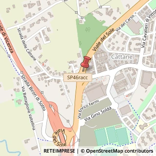 Mappa Strada delle cattane 80, 36100 Vicenza, Vicenza (Veneto)