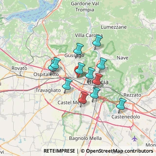 Mappa Via Colombaie, 25132 Brescia BS, Italia (5.33833)