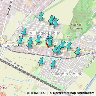 Mappa Via Colombaie, 25132 Brescia BS, Italia (0.3735)