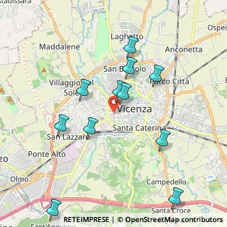 Mappa Contra' Porta Nova, 36100 Vicenza VI, Italia (2.02909)