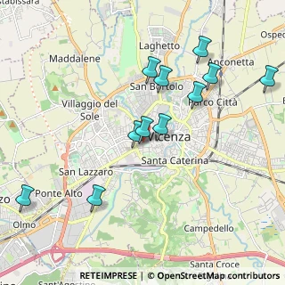 Mappa Contra' Porta Nova, 36100 Vicenza VI, Italia (2.01091)