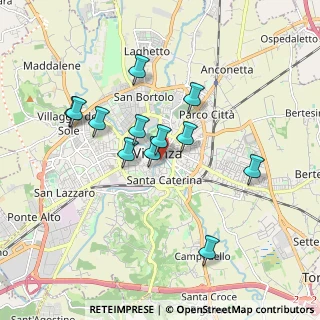 Mappa Vicolo Cieco Retrone, 36100 Vicenza VI, Italia (1.58833)
