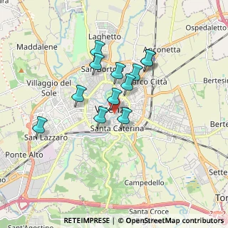 Mappa Vicolo Cieco Retrone, 36100 Vicenza VI, Italia (1.4025)