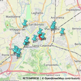 Mappa Vicolo Cieco Retrone, 36100 Vicenza VI, Italia (1.90357)
