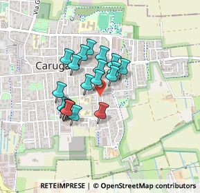 Mappa Via Daniele Manin, 20061 Carugate MI, Italia (0.3075)