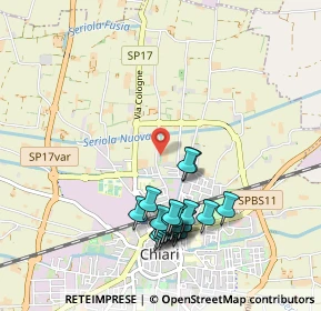Mappa Via Orti, 25032 Chiari BS, Italia (0.985)