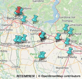 Mappa Via Orti, 25032 Chiari BS, Italia (16.2695)