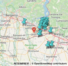 Mappa Via Orti, 25032 Chiari BS, Italia (11.555)