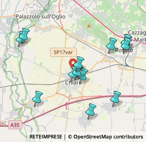 Mappa Via Orti, 25032 Chiari BS, Italia (4.20769)