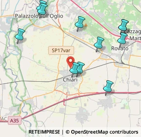 Mappa Via Orti, 25032 Chiari BS, Italia (4.82818)
