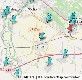 Mappa Via Orti, 25032 Chiari BS, Italia (6.6125)