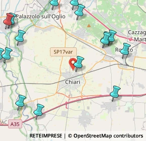 Mappa Via Orti, 25032 Chiari BS, Italia (6.28389)