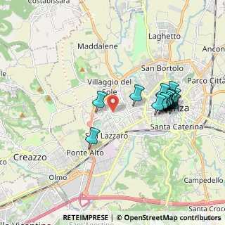 Mappa Via Paolo Boselli, 36100 Vicenza VI, Italia (1.79118)