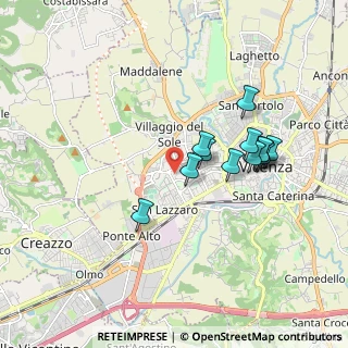 Mappa Via Paolo Boselli, 36100 Vicenza VI, Italia (1.56583)