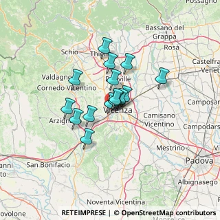 Mappa Via Paolo Boselli, 36100 Vicenza VI, Italia (8.49063)