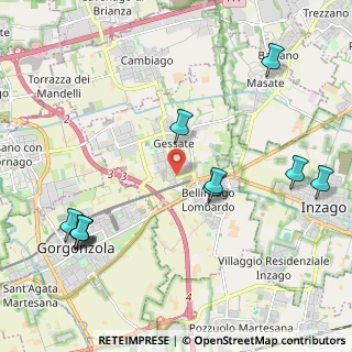 Mappa Via S. Pancrazio, 20060 Gessate MI, Italia (2.51091)