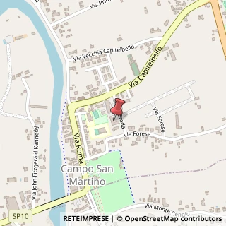 Mappa Via Ernesto Breda, 12, 35010 Campo San Martino, Padova (Veneto)