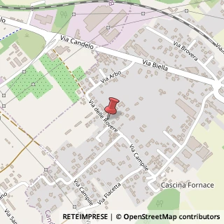 Mappa Via delle Rovere, 33, 13878 Biella, Biella (Piemonte)