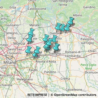 Mappa Via Strada Consorziale Santa Maria, 24045 Fara Gera d'Adda BG, Italia (10.34895)