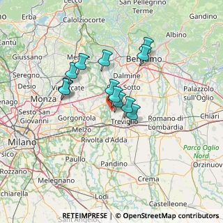 Mappa Via Strada Consorziale Santa Maria, 24045 Fara Gera d'Adda BG, Italia (10.5025)