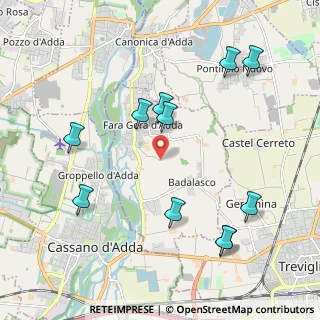 Mappa Via Strada Consorziale Santa Maria, 24045 Fara Gera d'Adda BG, Italia (2.24)