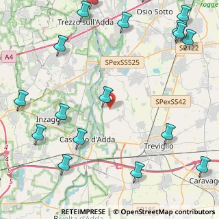 Mappa Via Strada Consorziale Santa Maria, 24045 Fara Gera d'Adda BG, Italia (6.654)