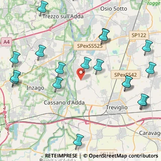 Mappa Via Strada Consorziale Santa Maria, 24045 Fara Gera d'Adda BG, Italia (5.738)