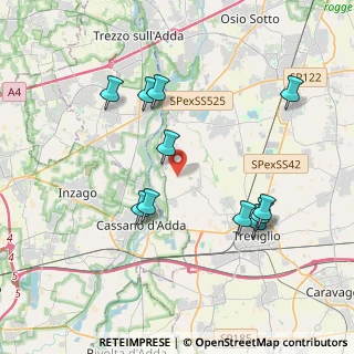 Mappa Via Strada Consorziale Santa Maria, 24045 Fara Gera d'Adda BG, Italia (3.89727)