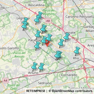 Mappa Via Camillo Benso Conte di Cavour, 20014 Nerviano MI, Italia (3.45059)