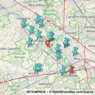 Mappa Via Camillo Benso Conte di Cavour, 20014 Nerviano MI, Italia (3.77647)