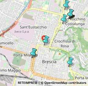 Mappa Via Ugo Foscolo, 25128 Brescia BS, Italia (1.27167)