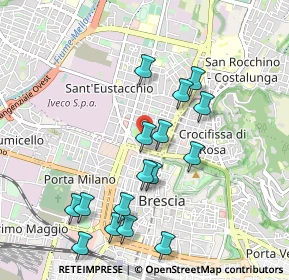 Mappa Via Ugo Foscolo, 25128 Brescia BS, Italia (1.00125)