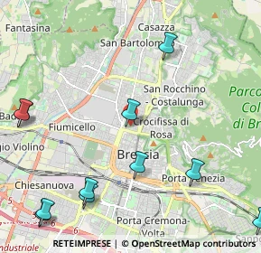 Mappa Via Ugo Foscolo, 25128 Brescia BS, Italia (2.88)