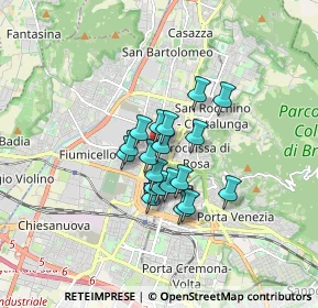 Mappa Via Ugo Foscolo, 25128 Brescia BS, Italia (1.08316)